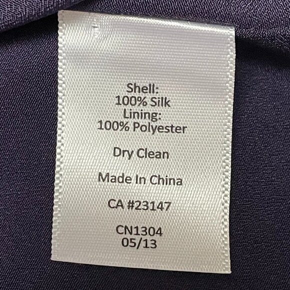 Talbots Vintage 100% Silk Beaded Sequined Evening Tank Women 12 - Picture 11 of 11